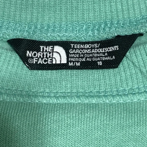 Boys The North Face Heritage Crew Wasabi Sweatshirt Size Med NEW WITH TAGS - Picture 6 of 8